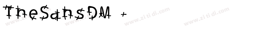 TheSansDM 字体转换